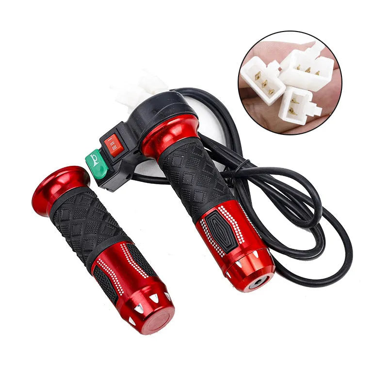 Three-wheel electric car modification accelerator handle with three-speed rotary control and multiple colour options