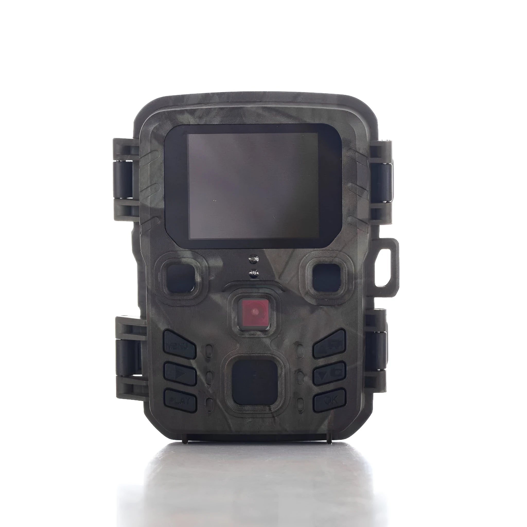 Black infrared night vision monitoring device with plastic housing