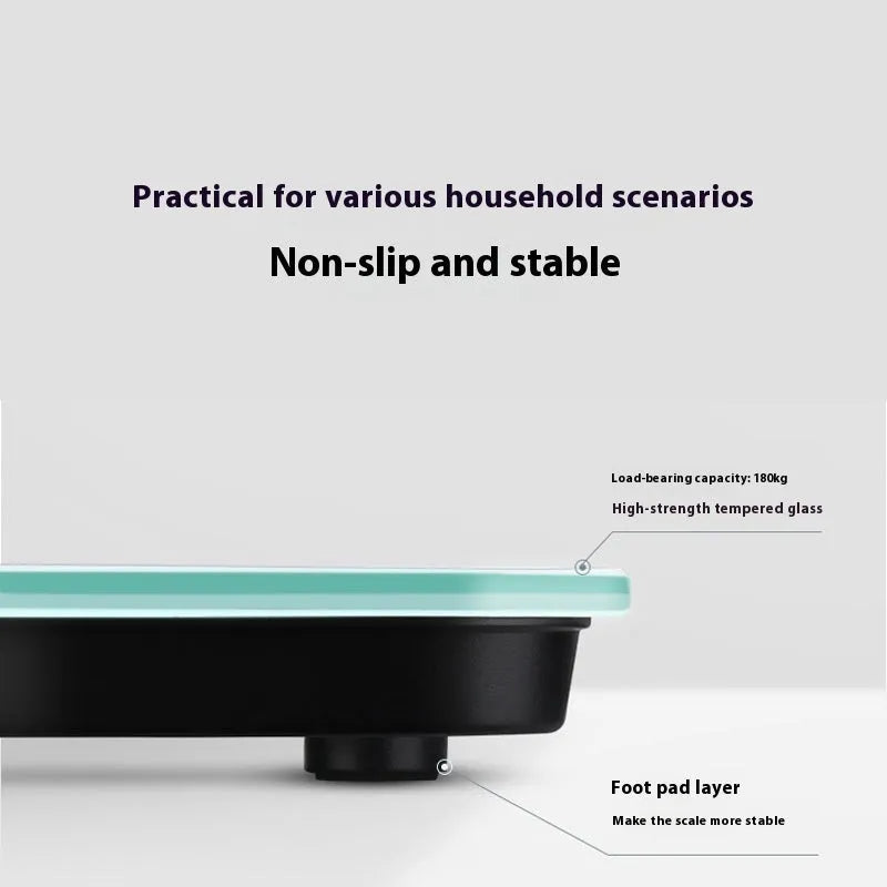 Digital bathroom scale in multiple colours with 26cm platform