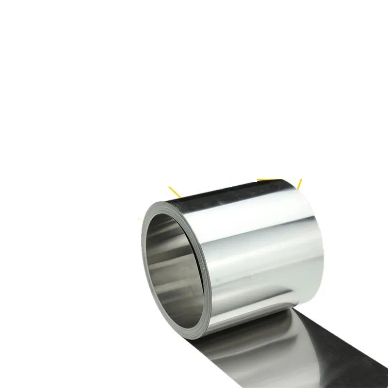 Close-up of thin 304 stainless steel sheet with leather backing on a car interior trim piece.