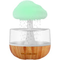 White USB humidifier with water tank, 7-colour night light, and essential oil diffuser