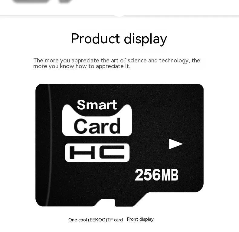 256MB TF series microSD memory card with beautiful packaging