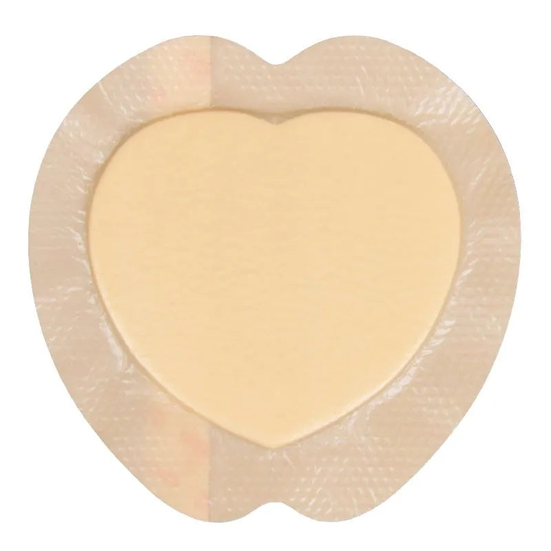 Large skin-colour silicone bedsore sticker for pressure sore prevention and wound care