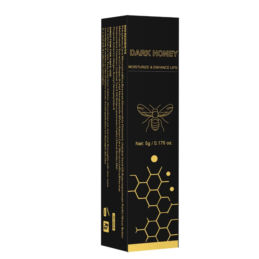 Dark honey shade lipstick with 5g net content and FP-A018 export coding