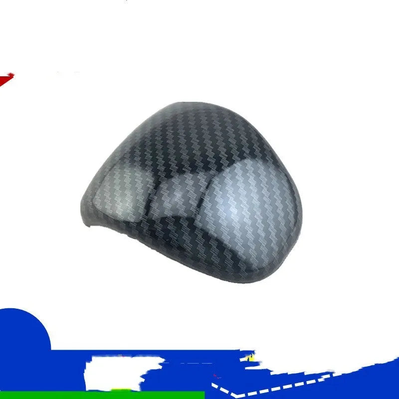 Smart RunK3 car interior gear stick cover in carbon fibre print
