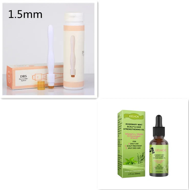 59ml Rosemary Mint Hair Growth Fluid bottle measuring 11.5cm by 3cm