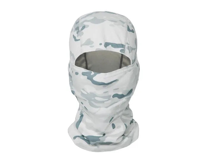 Unisex windproof pullover face mask hat cover in snow colour for fishing, skiing, cycling and outdoor sports