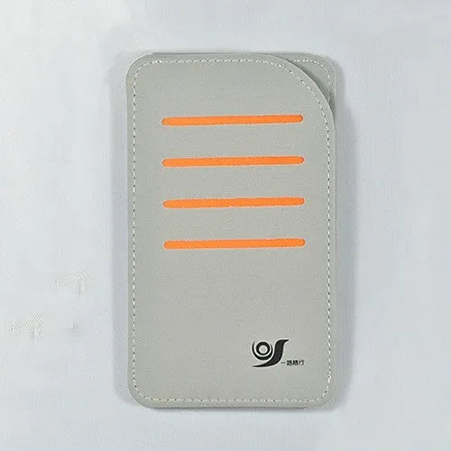 Car sun visor set showing four shading panels and vehicle-mounted storage bag