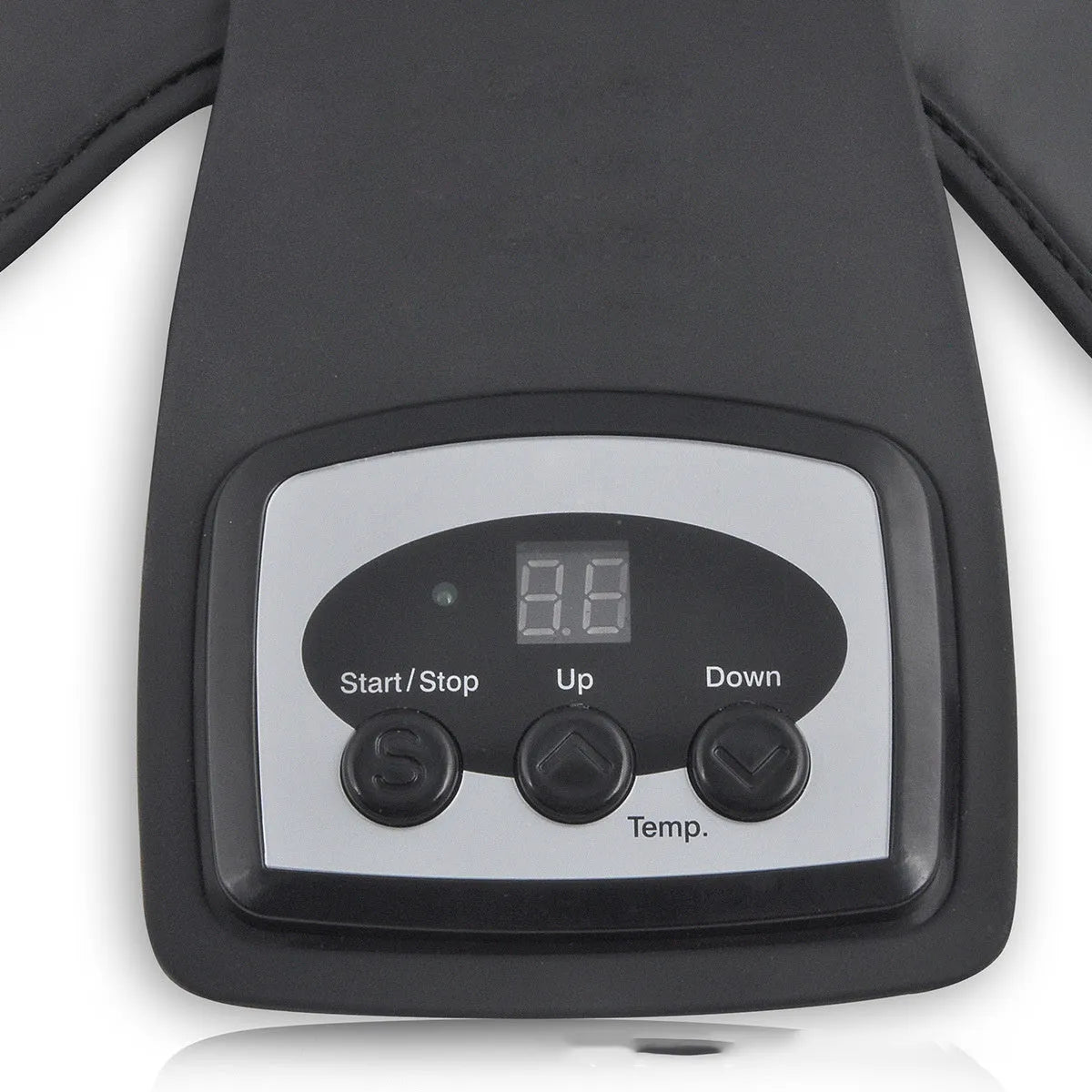 Infrared knee and shoulder massager with adjustable temperature control and application pads