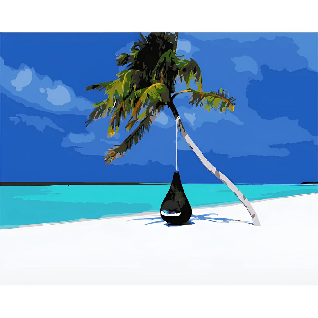 Unframed 40x50cm canvas print featuring the Kz918 style digital oil painting design.
