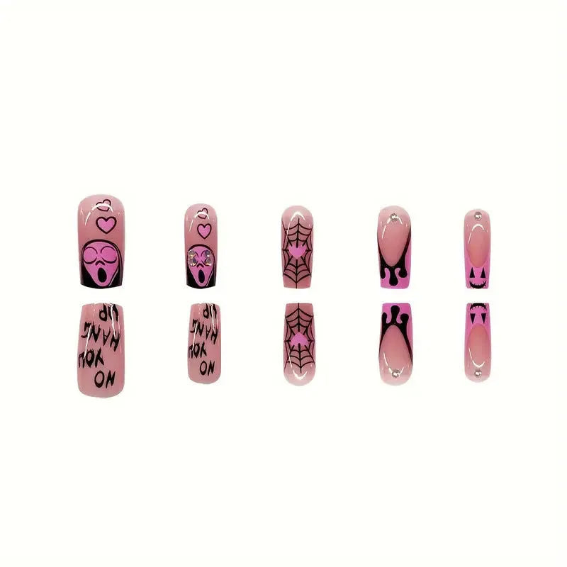 Women's Halloween plastic armour set with detachable square panels in Sweet Cool Series design