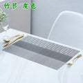 PVC non-slip placemat in a modern simple style on a kitchen counter.
