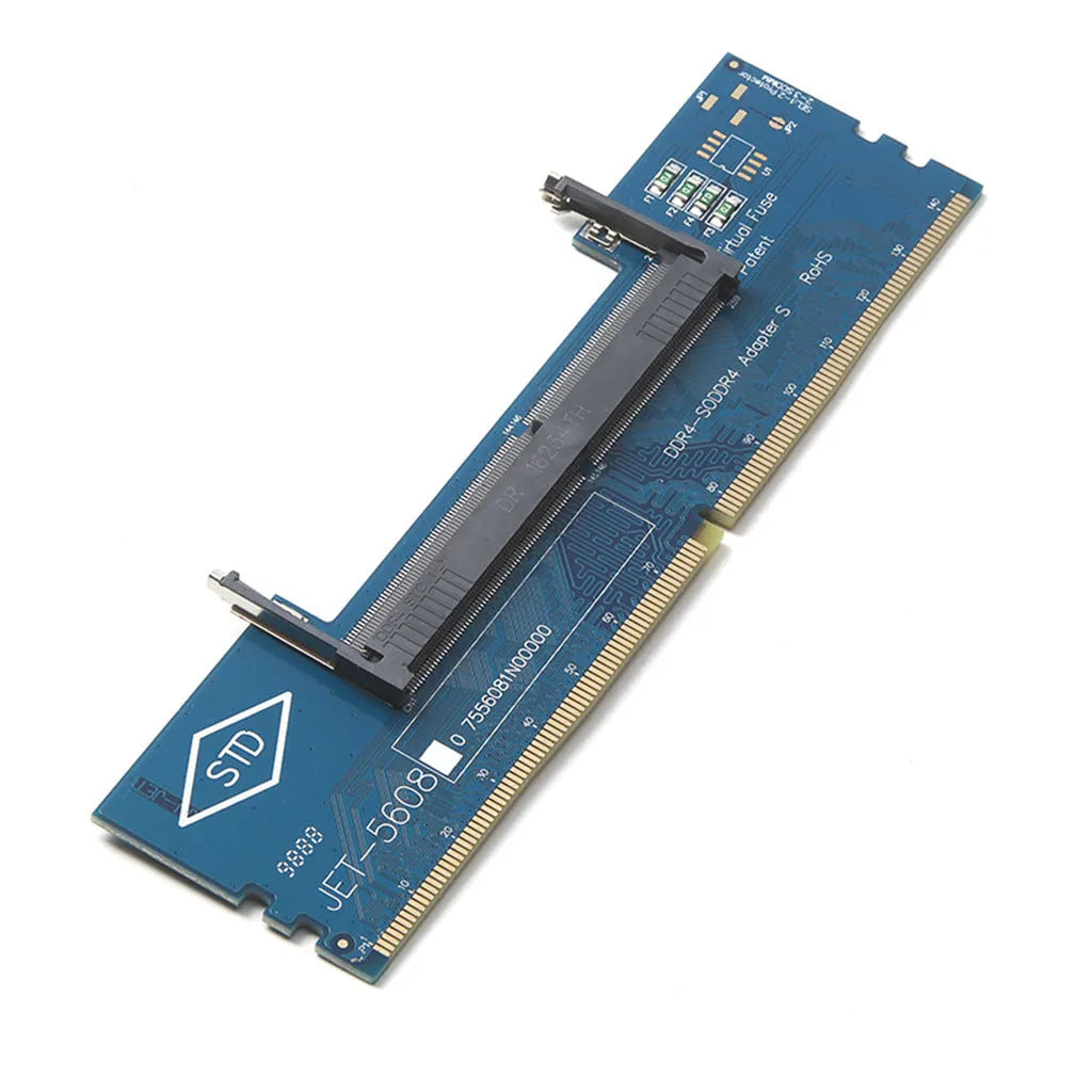 DDR4 laptop to desktop memory adapter card converting SO-DIMM to DIMM with ESD protection