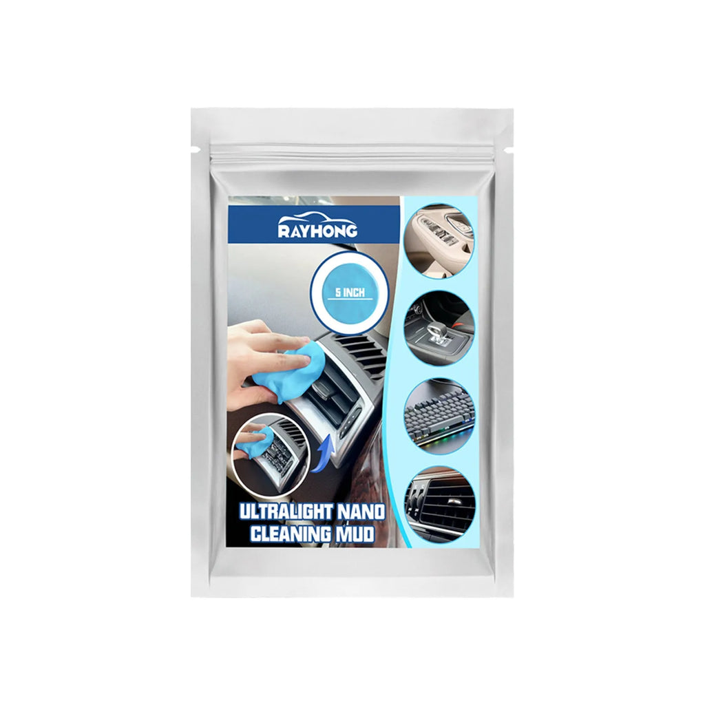 Car interior gap cleaning mud for dust removal from vehicle crevices and household electronics.