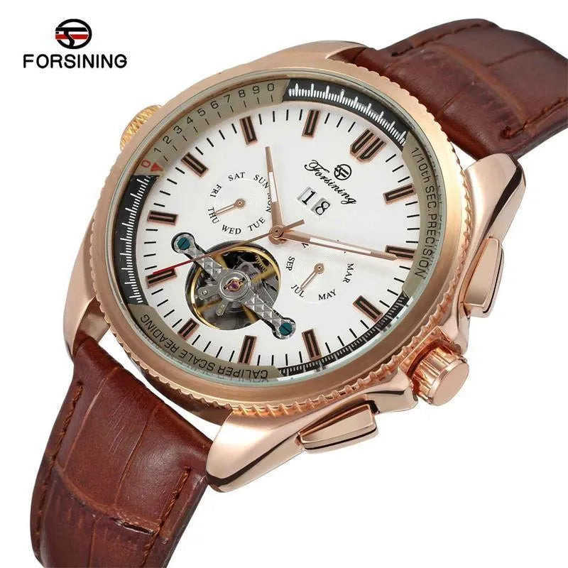 Men's full automatic mechanical watch, fashion leisure high-end style, colour options 1 to 4