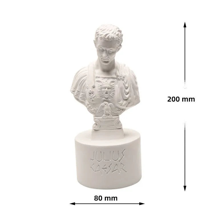 White American creative character pen holder made from synthetic resin for organising writing instruments