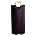 Round multifunctional portable trash can 38x72cm made of PP plastic for office and outdoor use with optional pattern