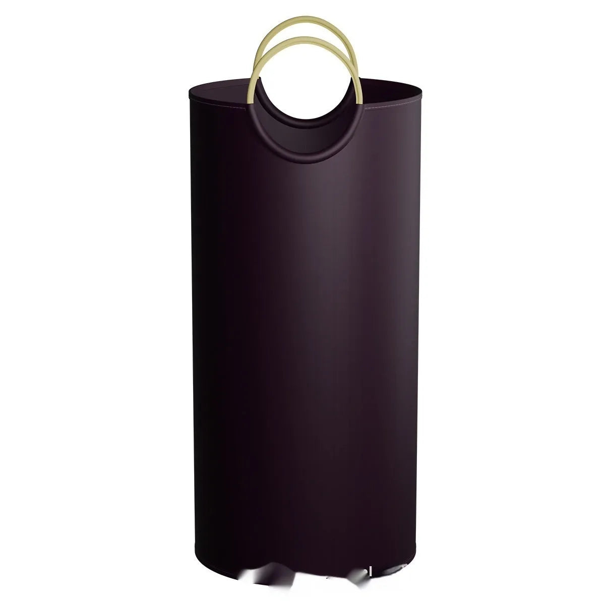 Round multifunctional portable trash can 38x72cm made of PP plastic for office and outdoor use with optional pattern