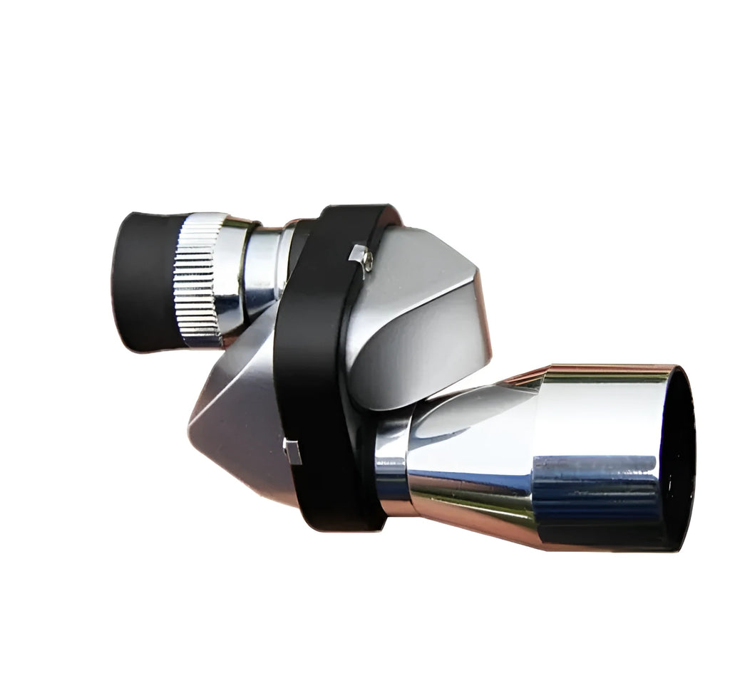 Compact aluminium alloy 8x20mm monocular telescope with foldable rubber eyecup and blue lens coating