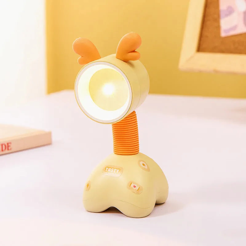 Creative DIY cartoon magnetic desktop night lamp in various colours with adjustable lighting
