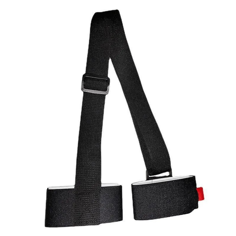 Adjustable skiing bandage shoulder strap with hook and loop fastening in four colour options