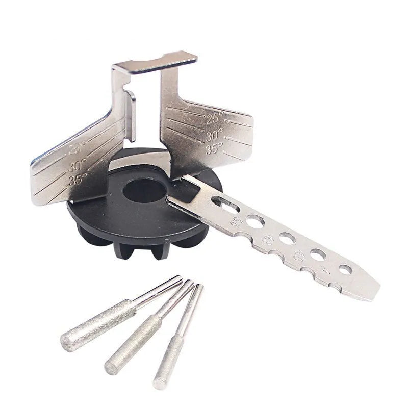 Silver metal mini electric chain grinding machine for band saw blades