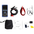 Owon HDS272 handheld digital oscilloscope with probes for automotive electrical diagnostics