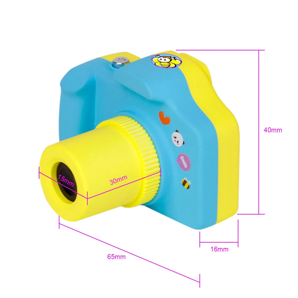 GIMON children's educational digital camera with 1.5 inch display, blue or pink, 2592 x 1944 resolution, 75 x 50 x 20 mm