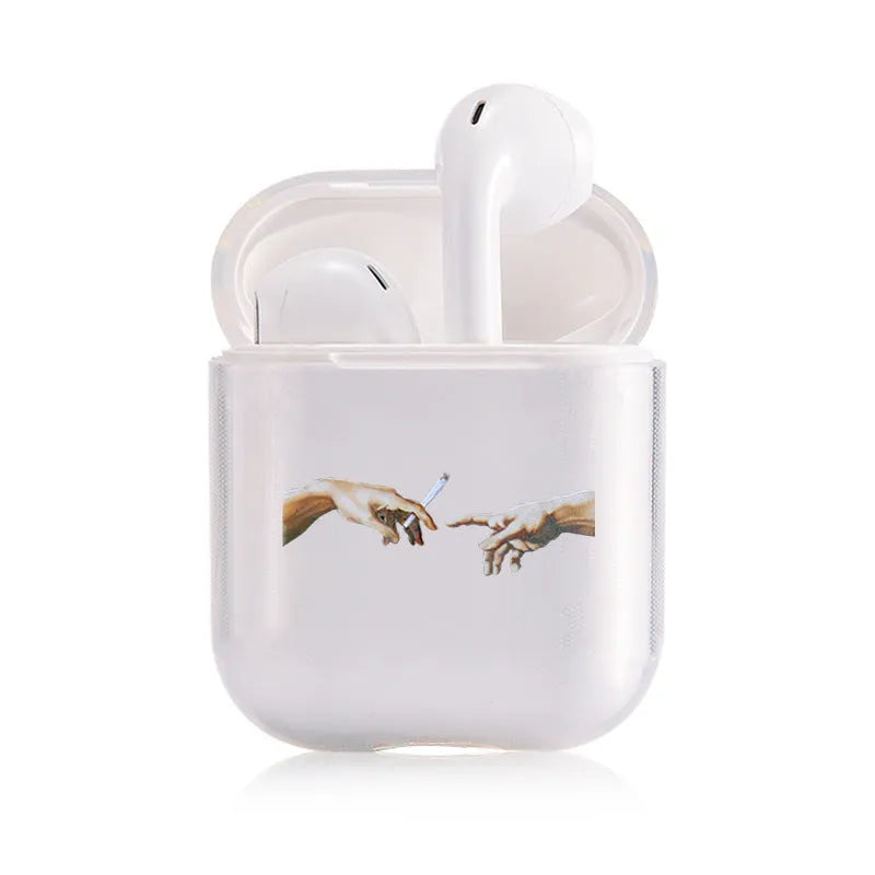 Transparent AirPods protective cover for Apple AirPods and AirPods Pro models