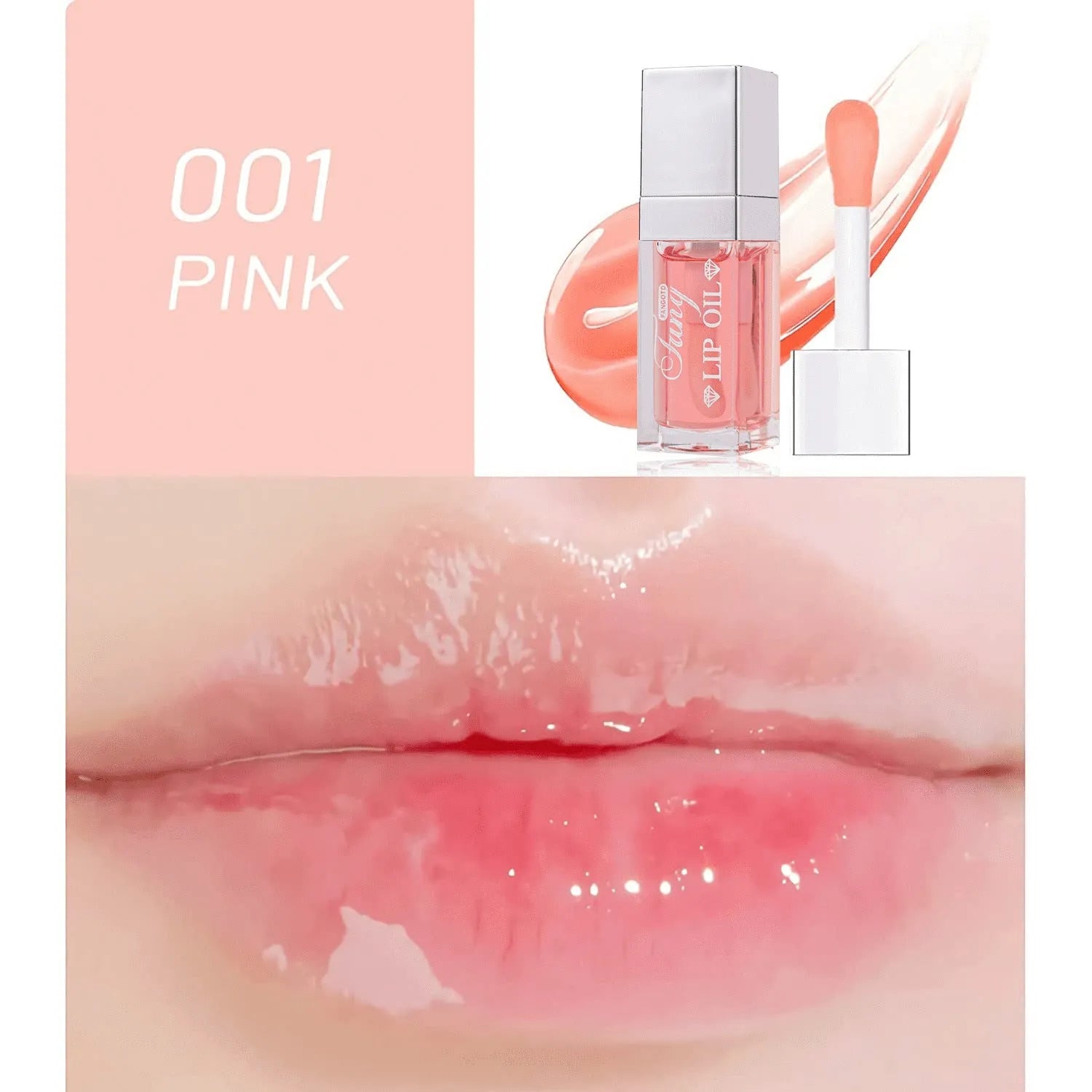 Bright Lip Gloss Mint Lipstick in five colour options with moisturising effect.