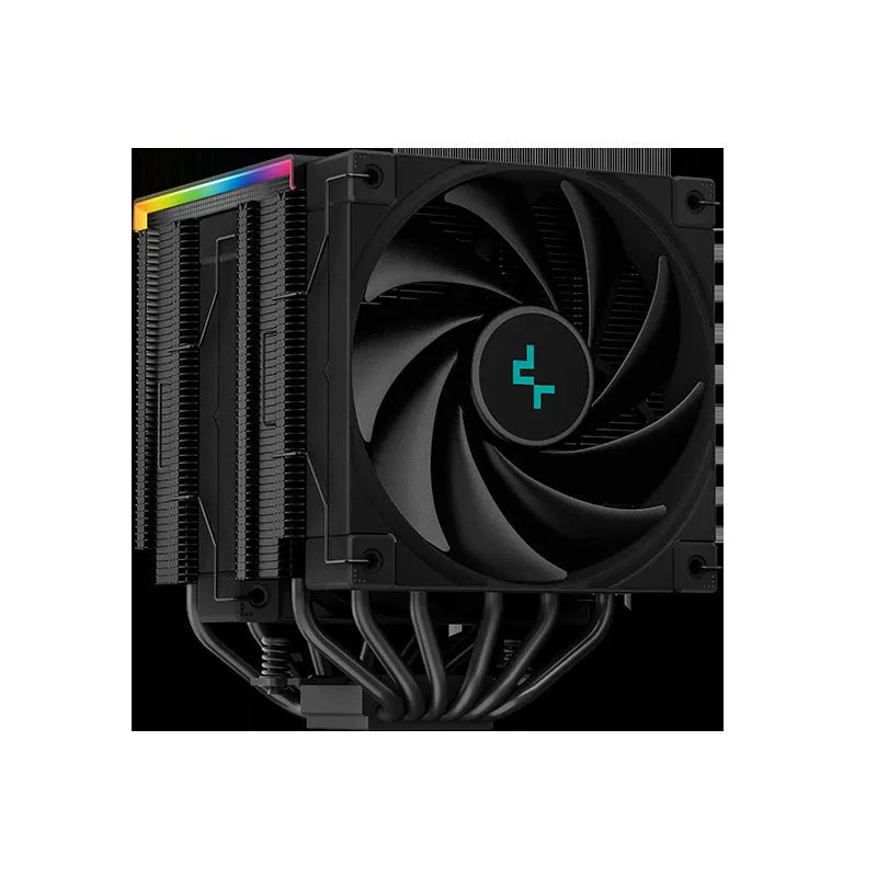 DeepCool AK series CPU air cooler with digital display and twin tower heat sink