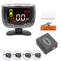 Wireless reversing sensor system with LED display and four ultrasonic probes for vehicle obstacle detection