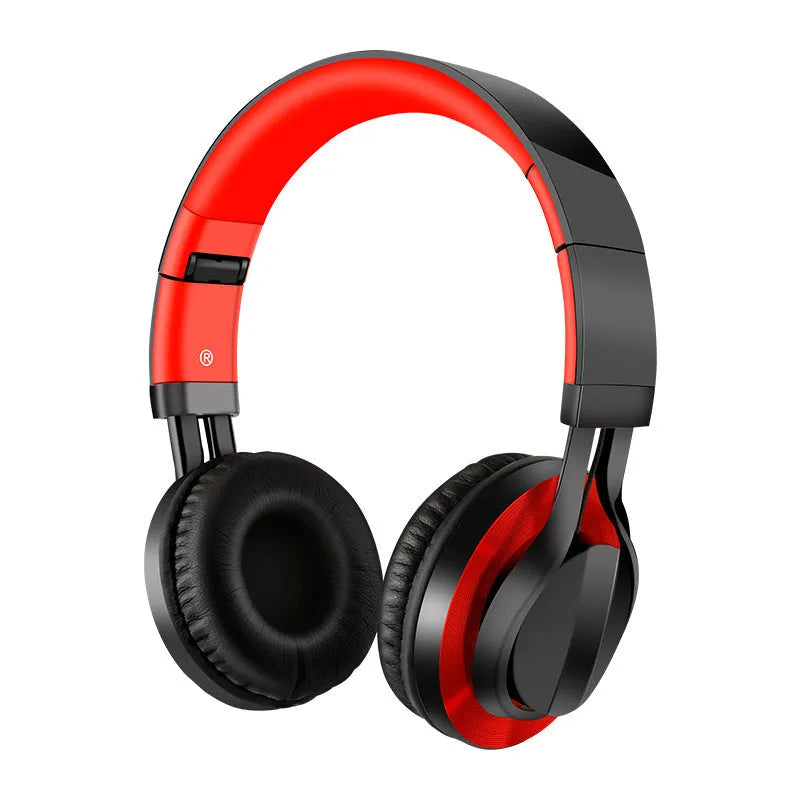 Wired karaoke headset with microphone and black ear cushions connected to mobile phone
