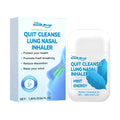 Quit Cleanse Lung Nasal Inhaler bottle and nasal aspirator, 1.8ml capacity.