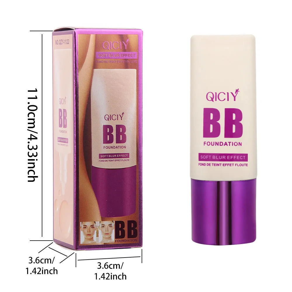 Feeding bottle packaging containing brightening liquid foundation concealer BB cream in 10 shade options
