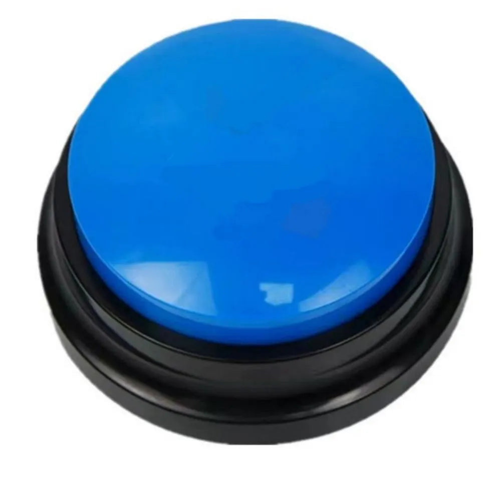 Voice recording button for dog training with 30 second record playback function in multiple colour options