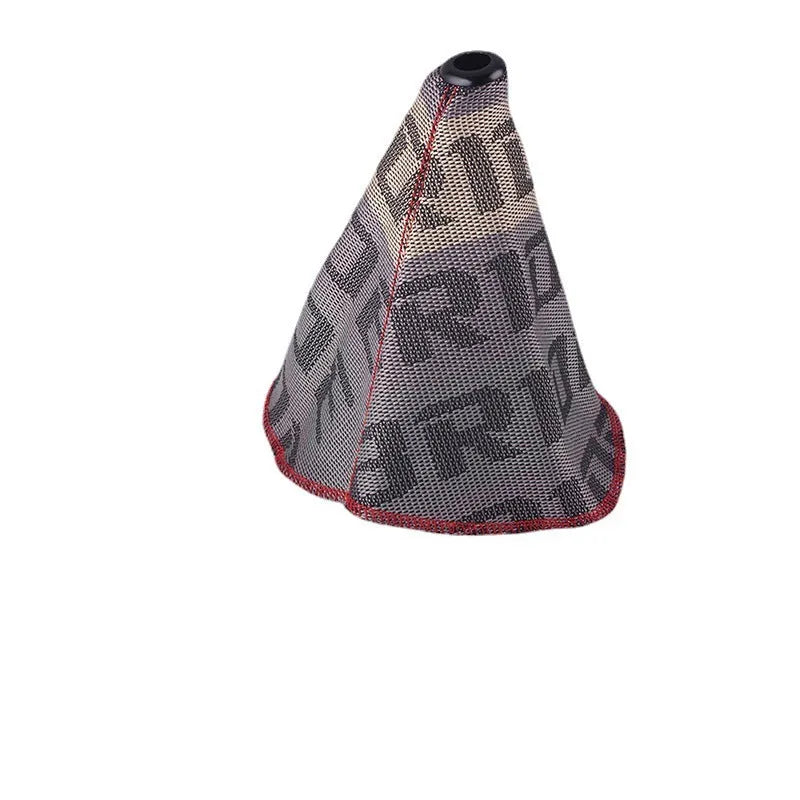 Canvas racing seat dust cover for headgear protection in black, shown next to red and blue options.