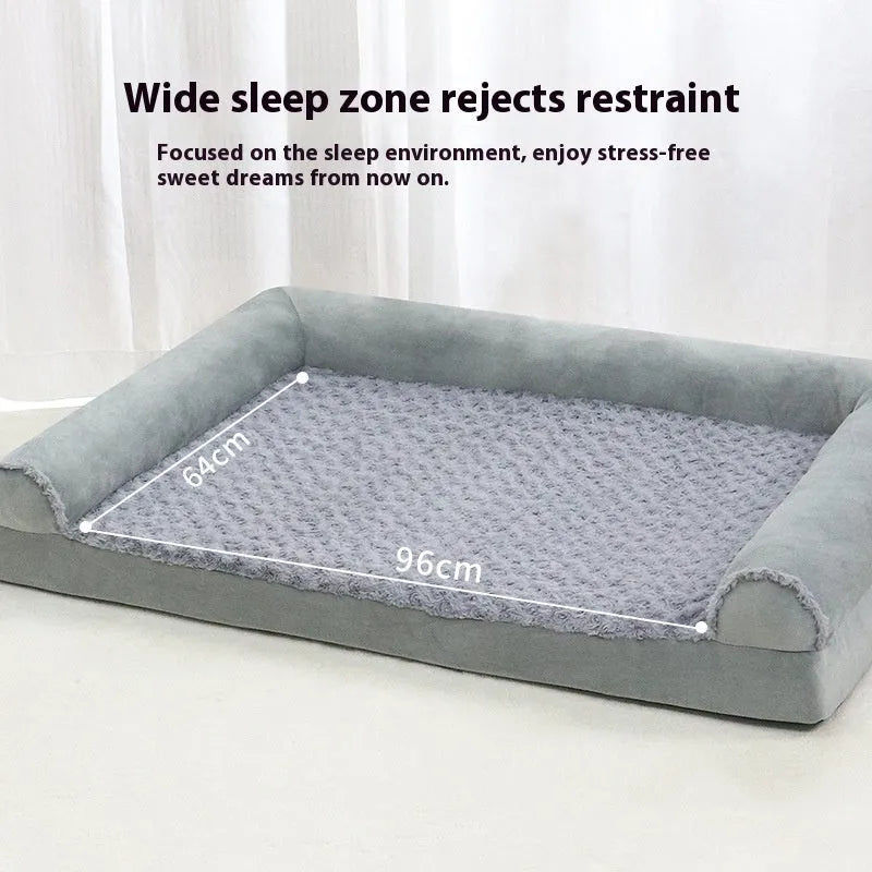 Universal cloth dog kennel cover in gray for medium and large crates