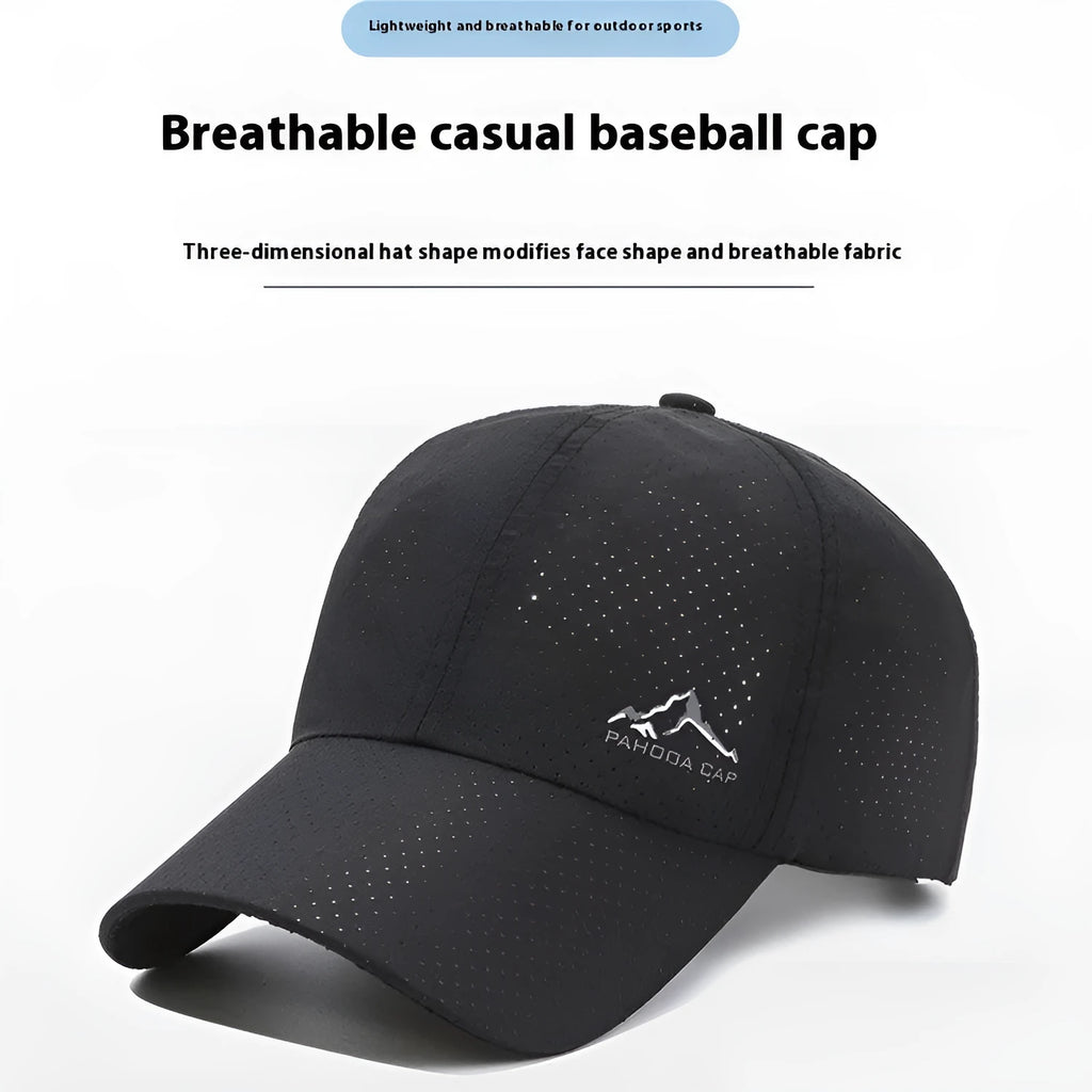 Korean style adjustable baseball cap in Army Green colour with a dome crown for summer sun protection.