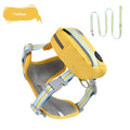 Explosion-proof anti-strangulation dog harness in oxford cloth with attached 1.5 metre rope.