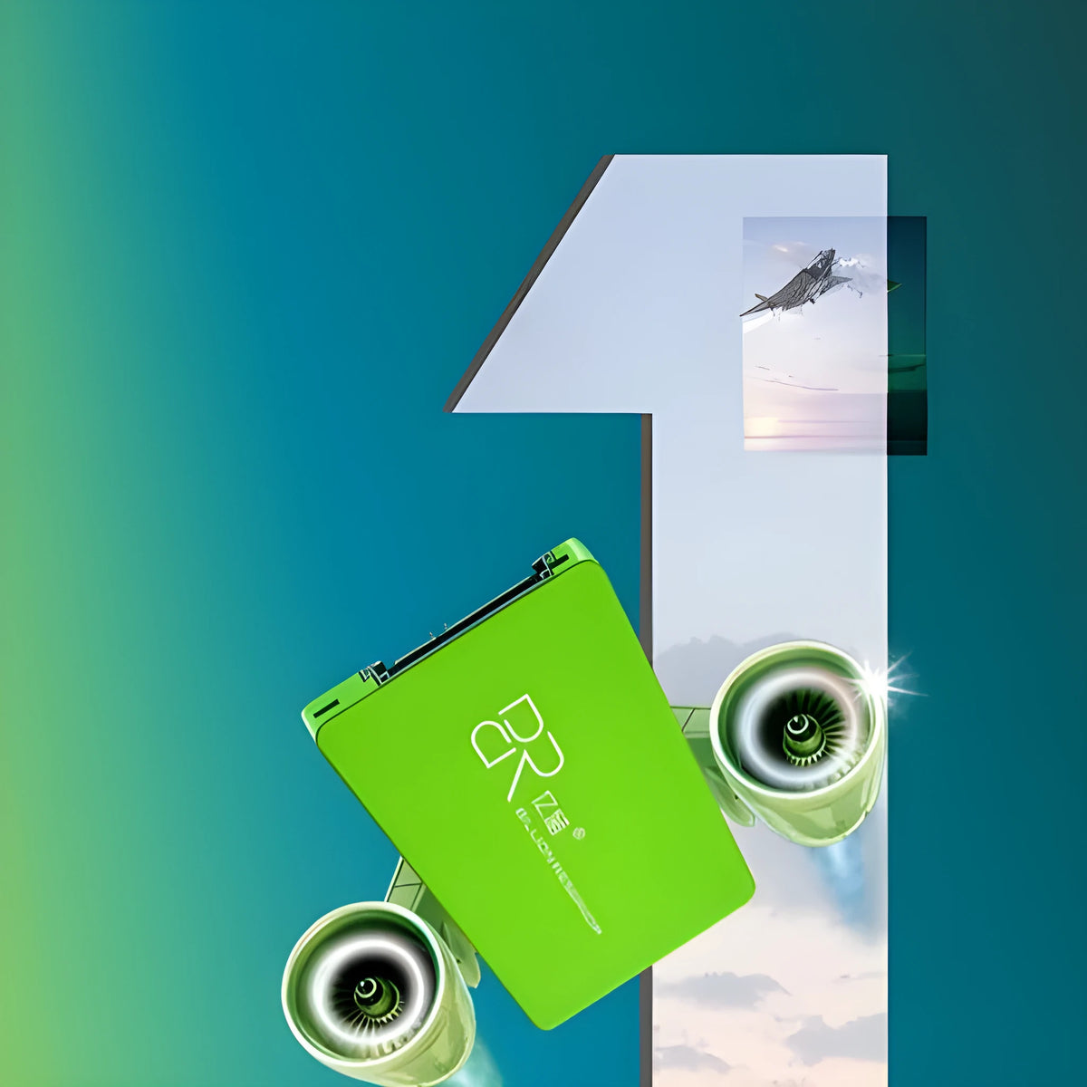 Black 2.5-inch solid state drive with personalised decoration and SATA3.0 interface
