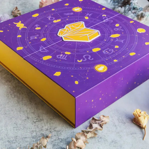 Crystal window Halloween gift box measuring 33.5cm wide with countdown functionality for emotional cultivation