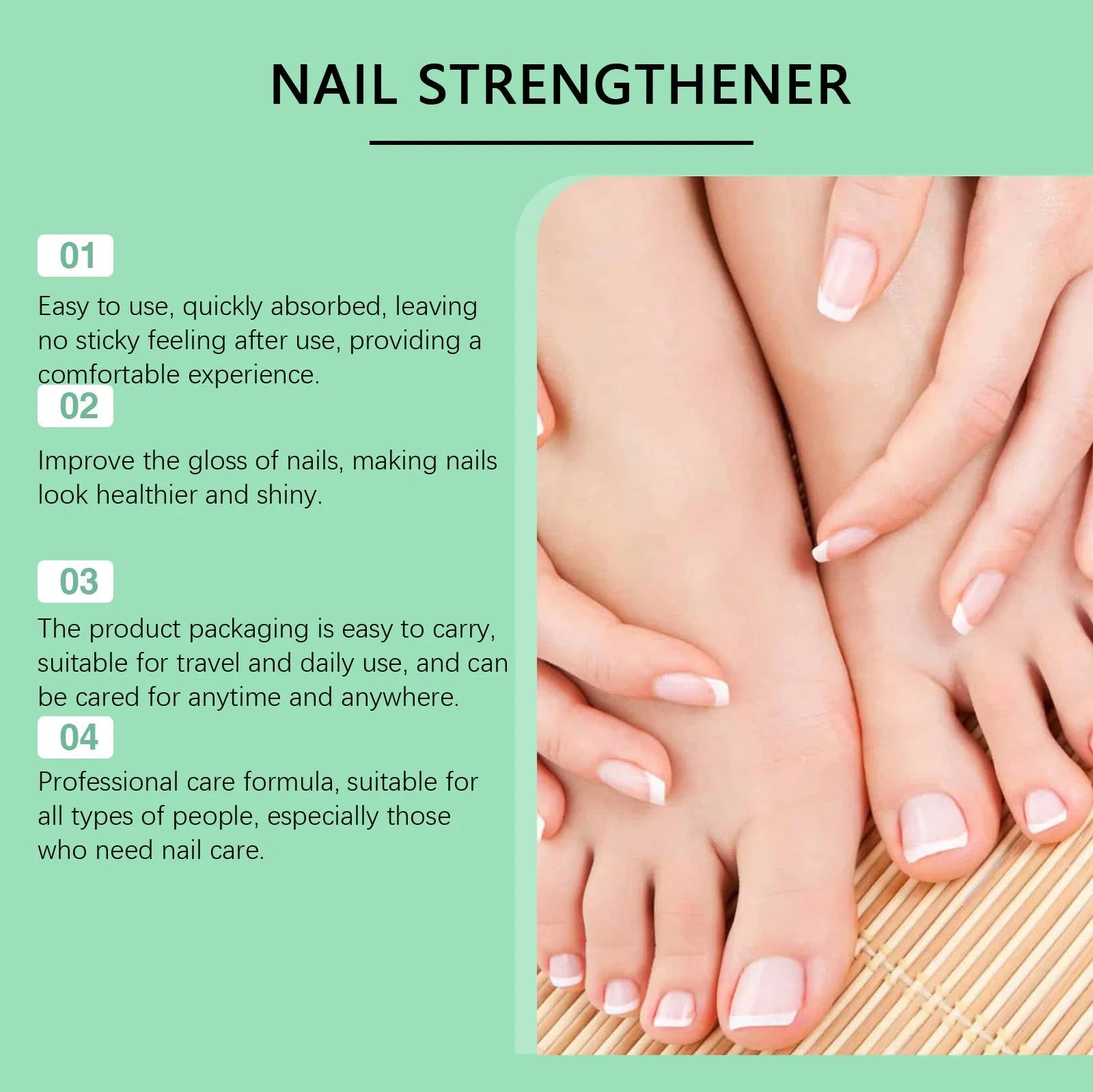 30ml bottle of nail care nursing solution for gentle daily cleaning