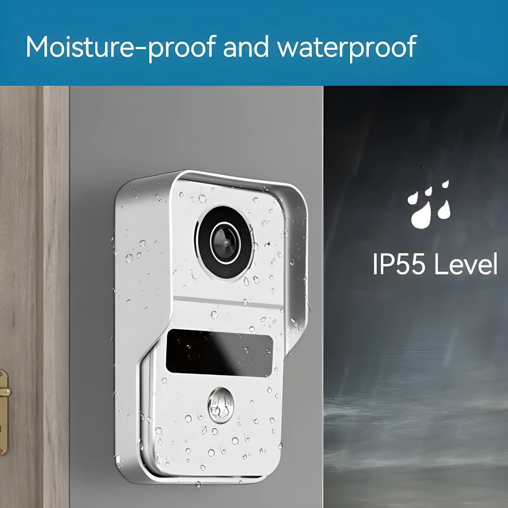 10-inch 1080P video intercom doorbell with colour HD camera and wireless monitoring system