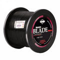 Seaknight1000 roll of nylon fishing line showing colour options of black, blue, green, white, and yellow.