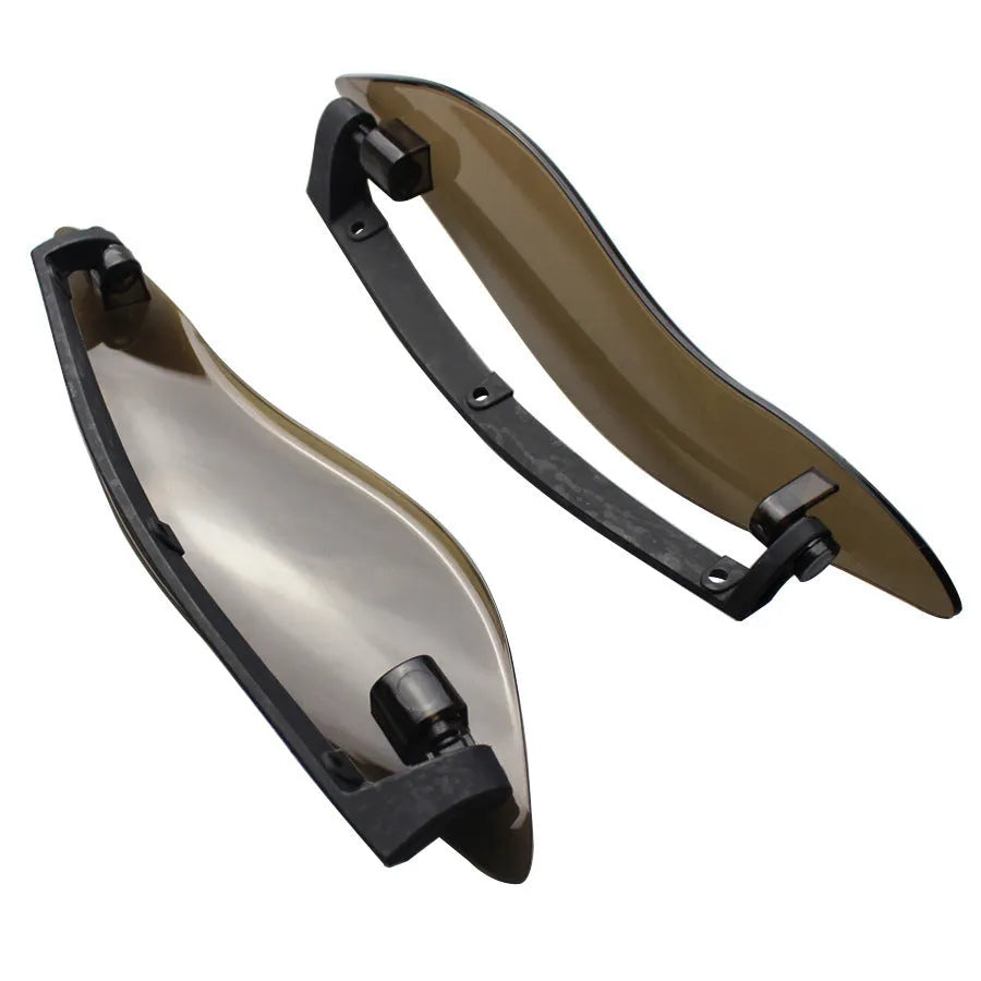ABS windshield side wings for Harley three-wheel glide motorcycle in smoked colour