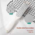 Double-sided stainless steel foot grinder tool with sandpaper file and grinder unit