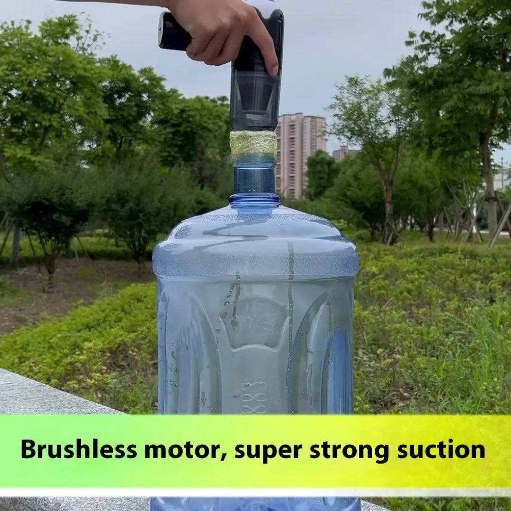 Handheld cordless pet hair vacuum cleaner with floor brush and nozzle attachments in Universal colour.