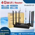 Industrial iron box 4G/3G router with DC power supply and optional antennas