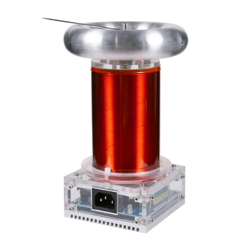 Solid State Tesla Coil driver board unit with controller for generating 20cm music-reactive lightning arcs.